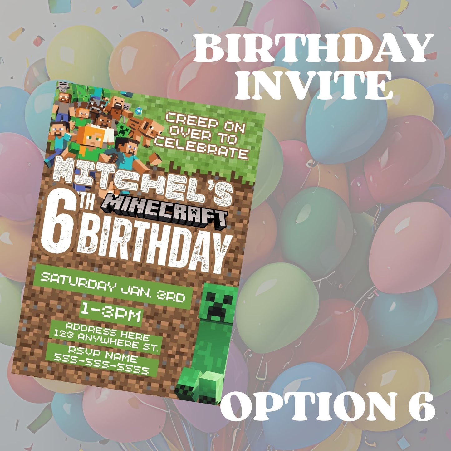 Invitations (Birthday)