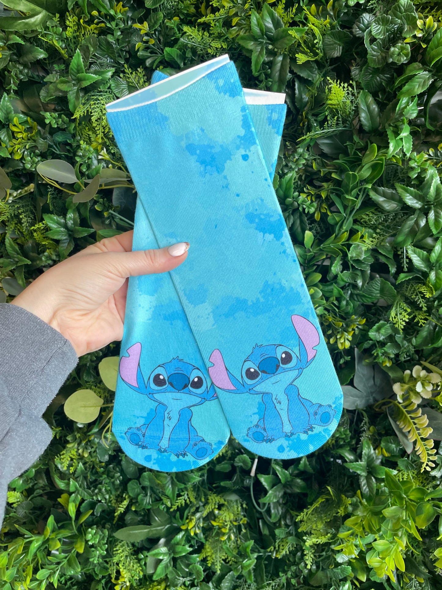 White sublimation socks