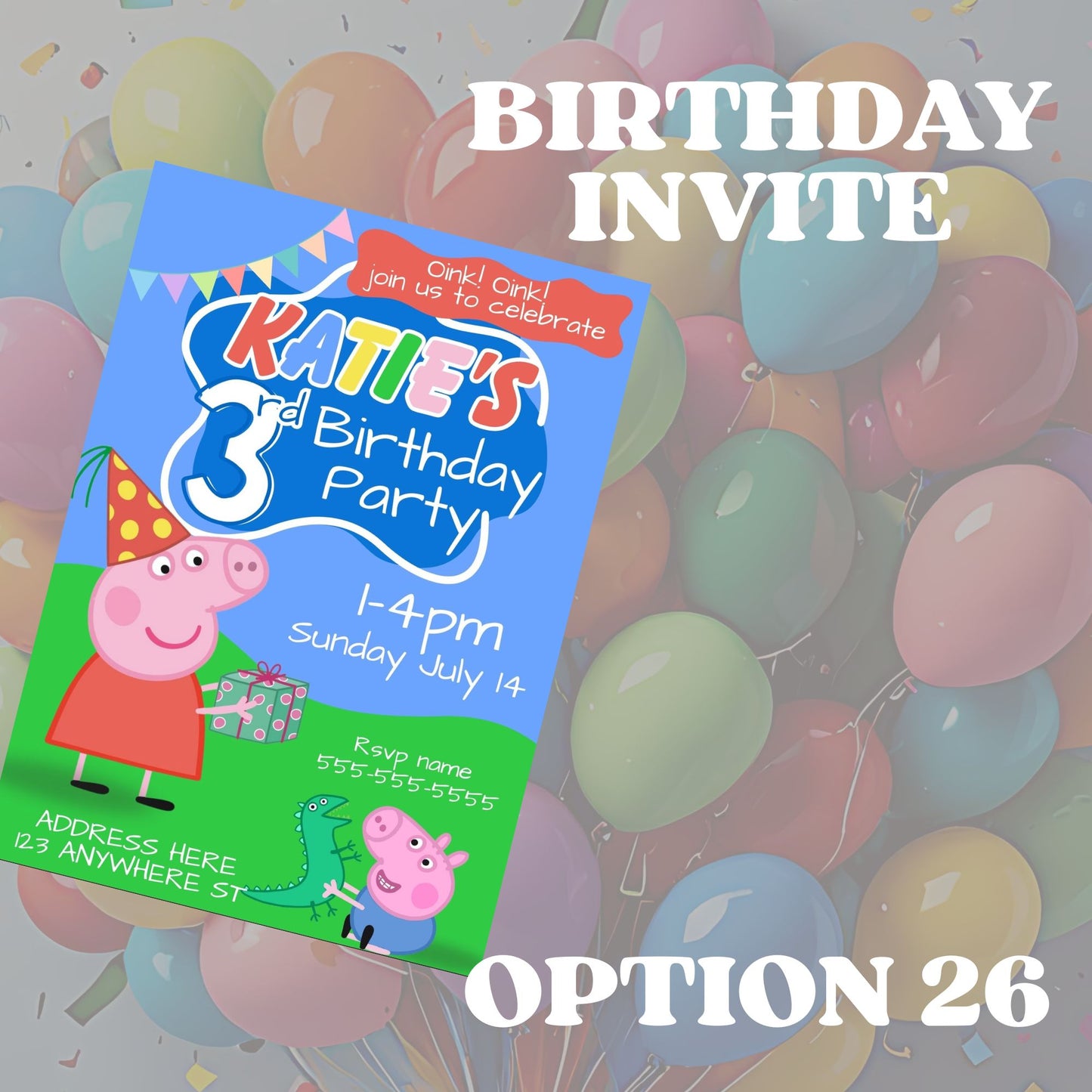 Invitations (Birthday)