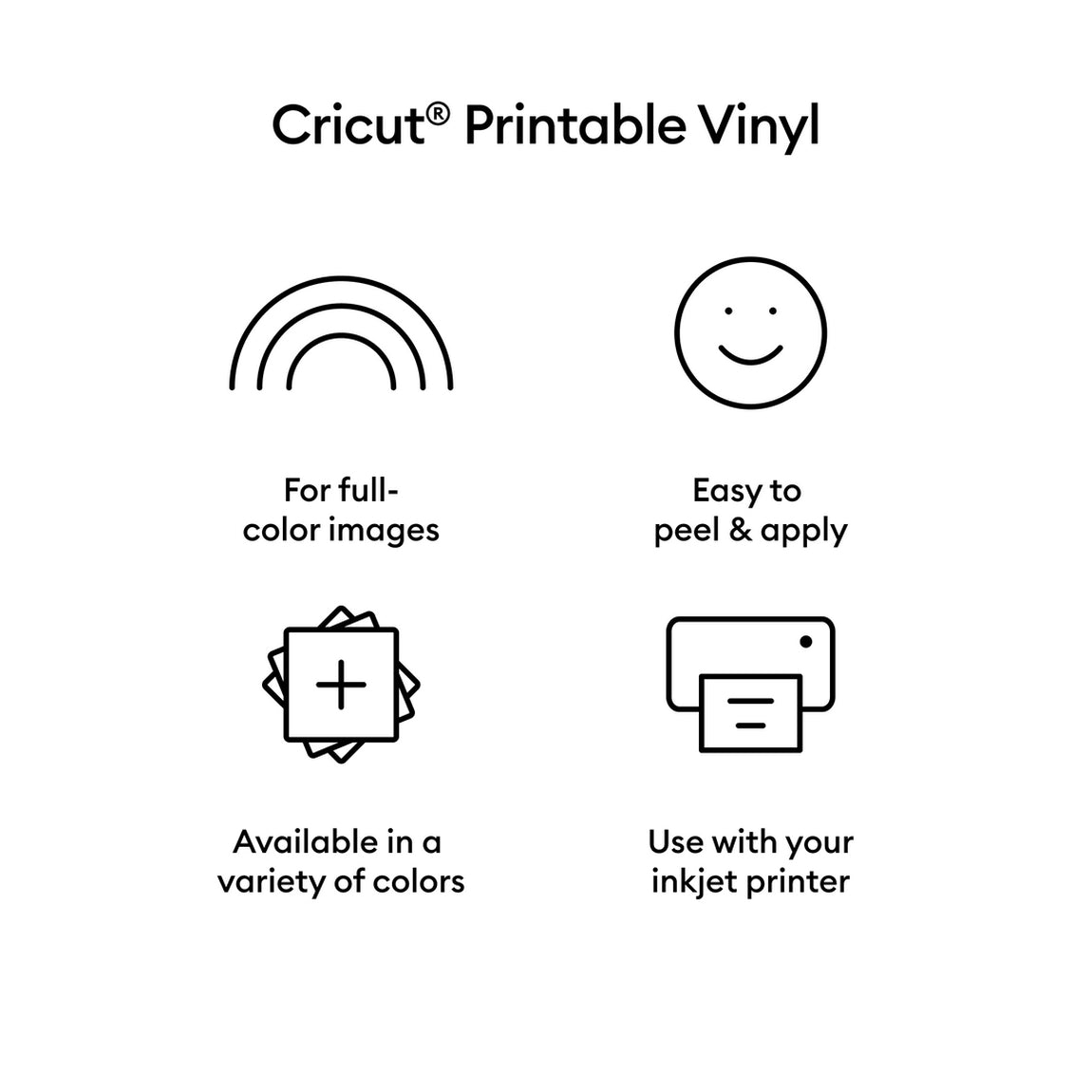 Printable Vinyl - Letter (12 ct)