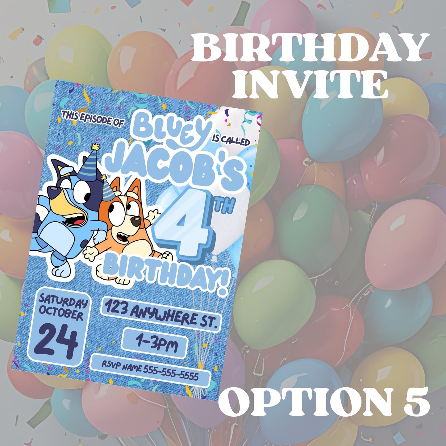 Invitations (Birthday)