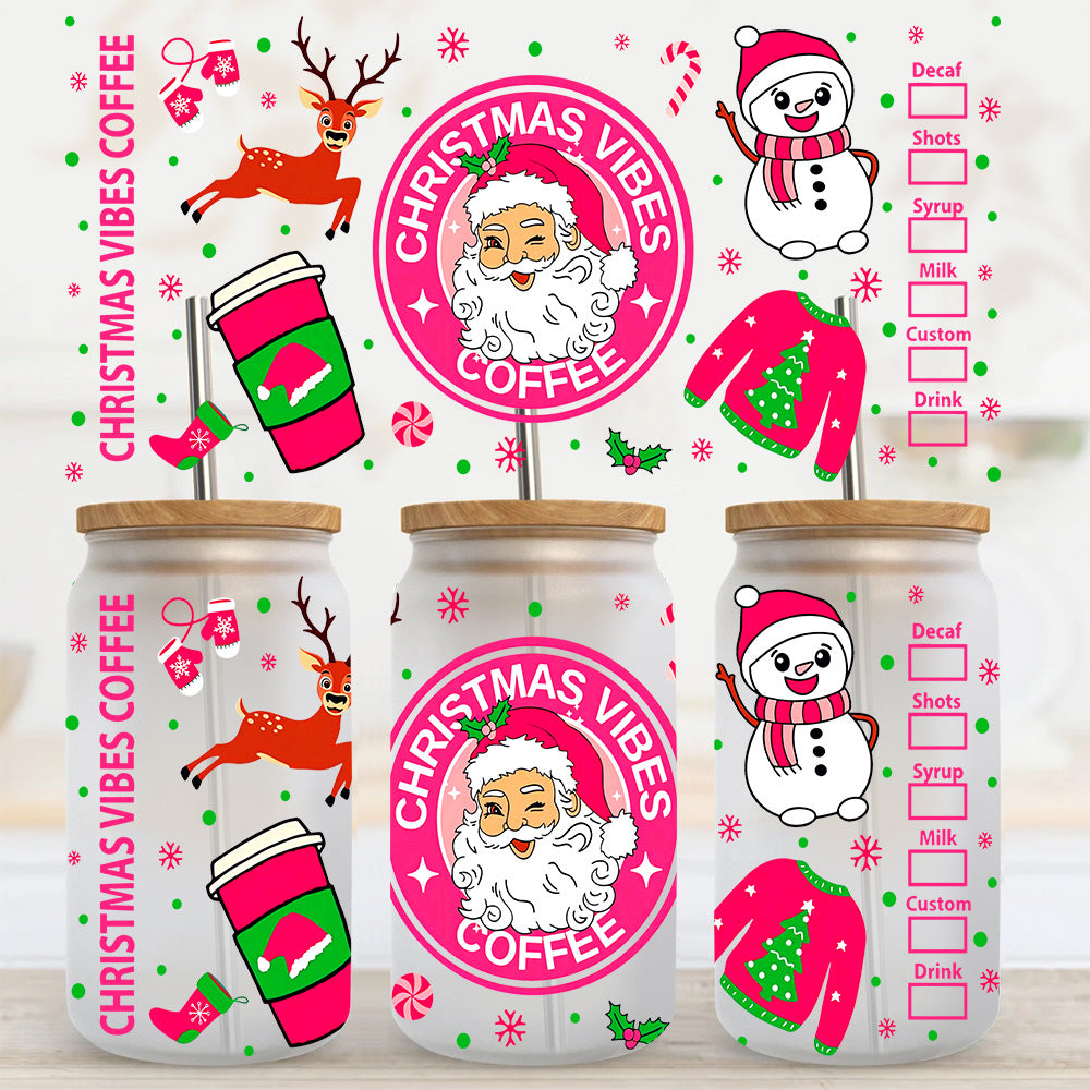 122. CHRISTMAS EDITION UV DTF Cup Wrap