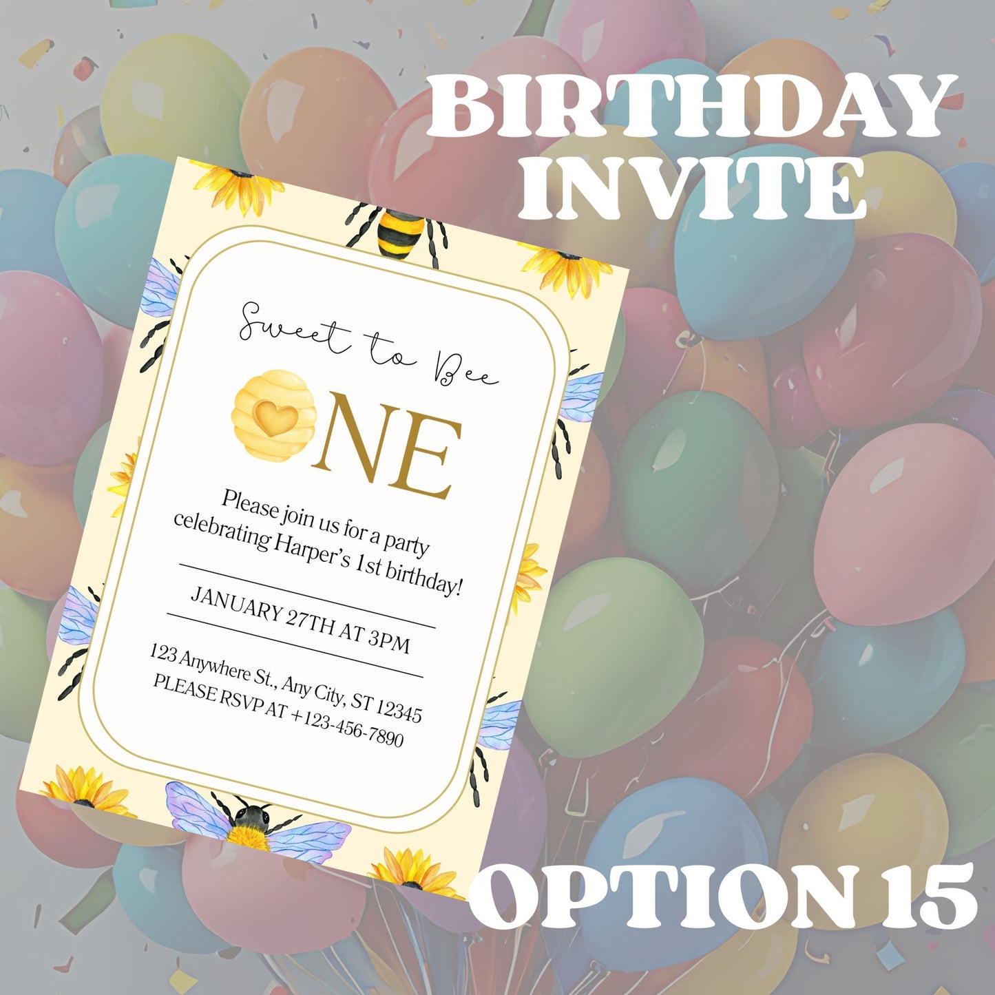 Invitations (Birthday)
