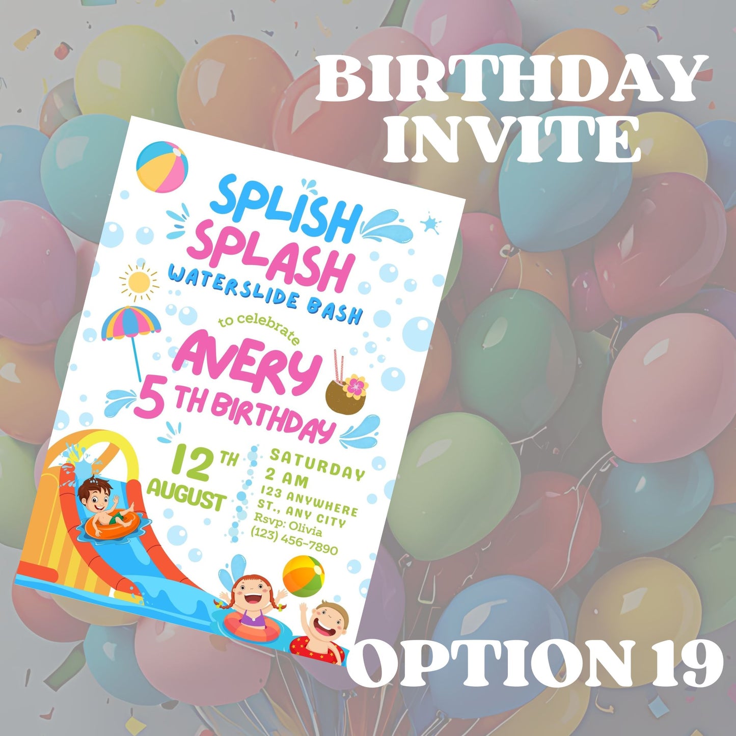 Invitations (Birthday)