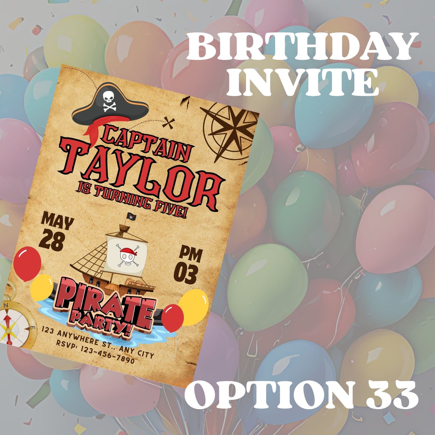 Invitations (Birthday)