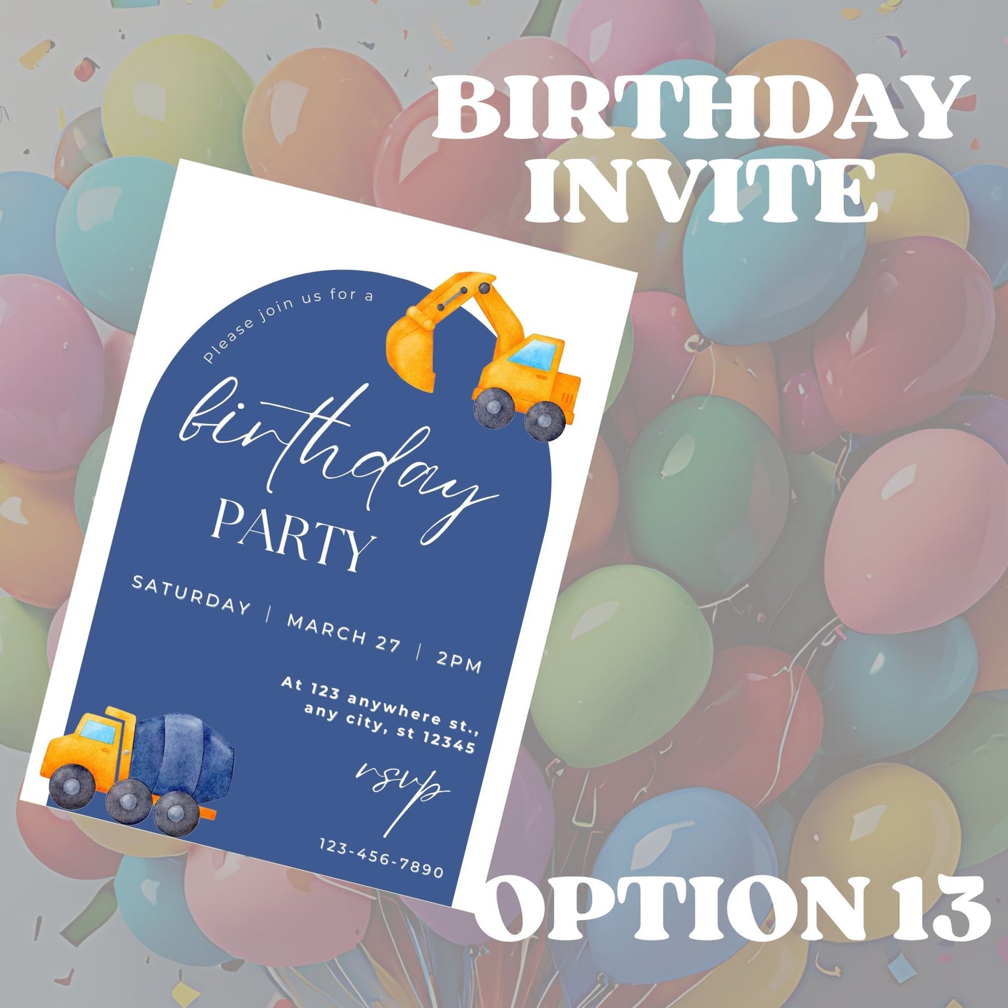 Invitations (Birthday)