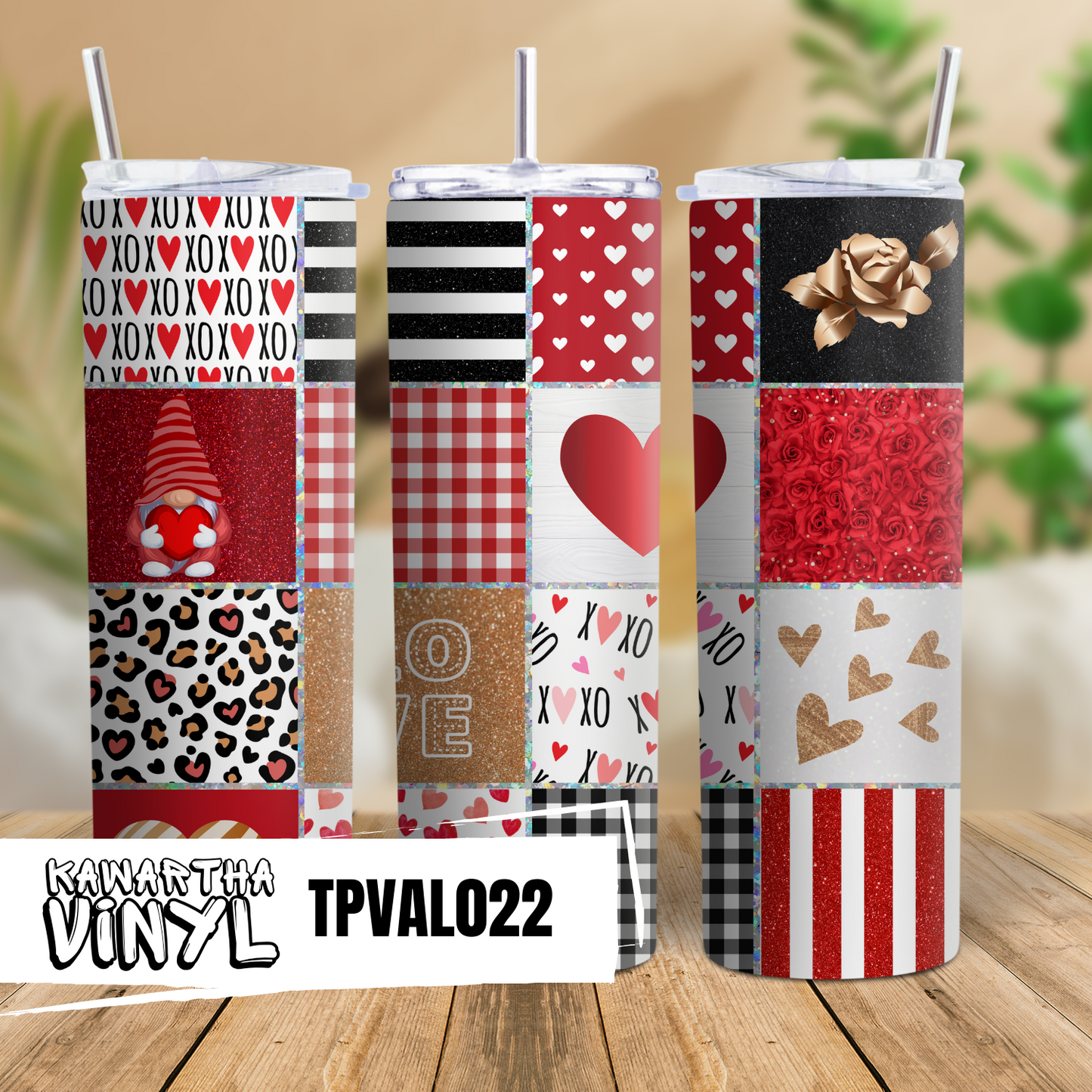 TPVAL022 Tumbler Wraps & Transfers