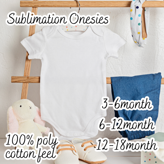 Sublimation Infant Onesies