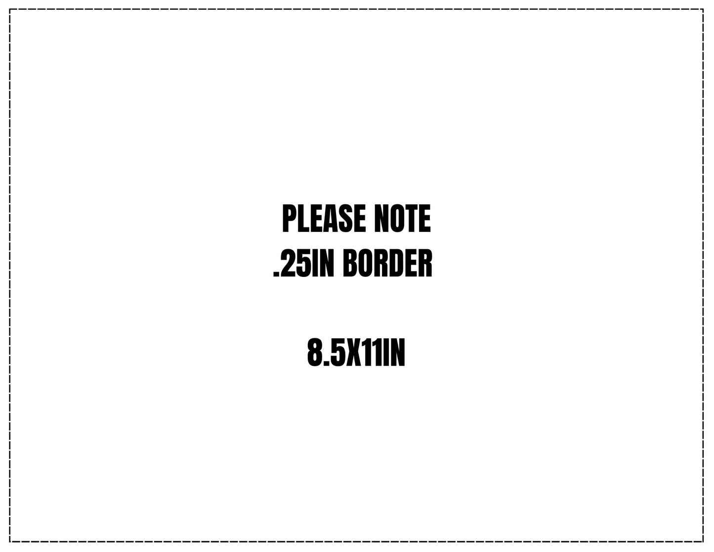 Black and White Brochures