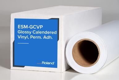 Gloss Cal Vinyl, Perm Adhesive, 20in x 50ft