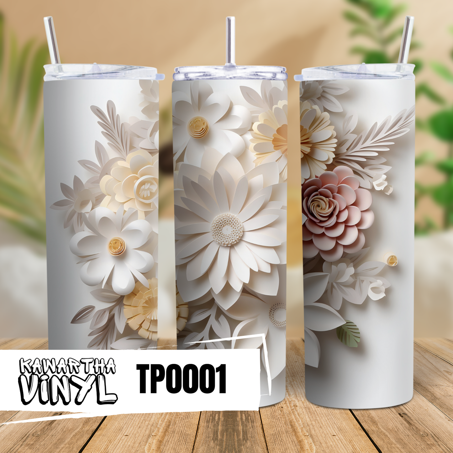 TP001 Tumbler Wraps & Transfers