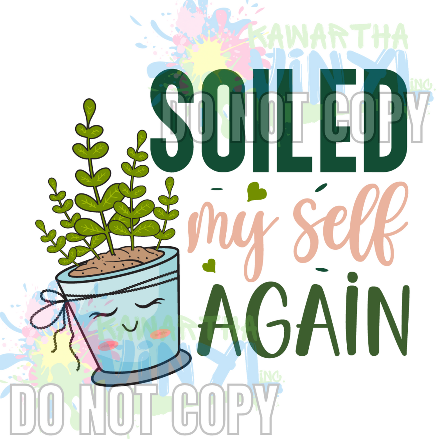 Soiled Sublimation Print