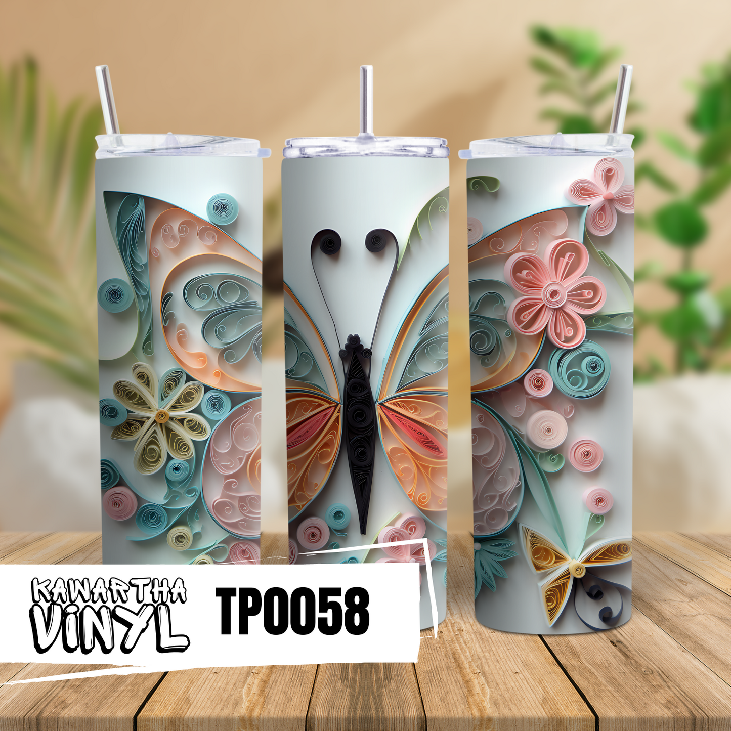 TP058 Tumbler Wraps & Transfers