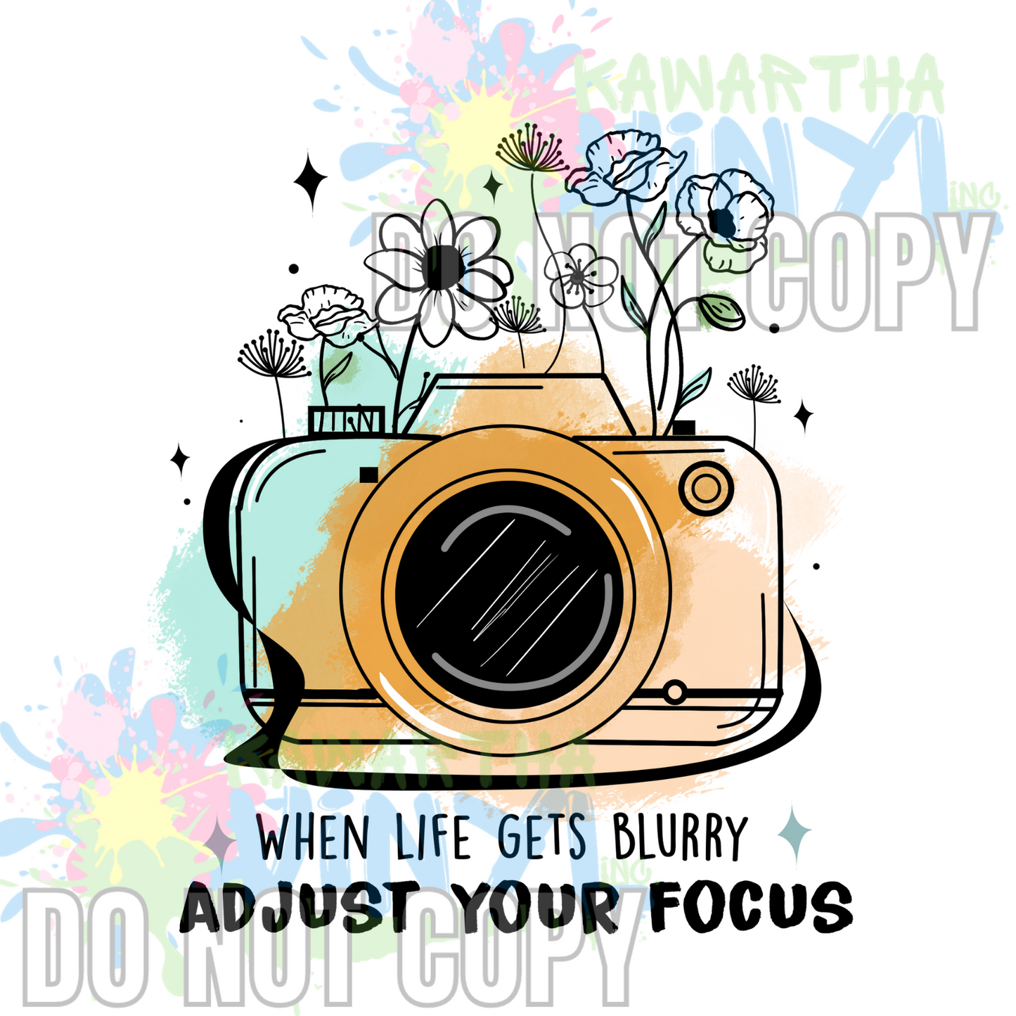Adjust Your Focus Sublimation Print