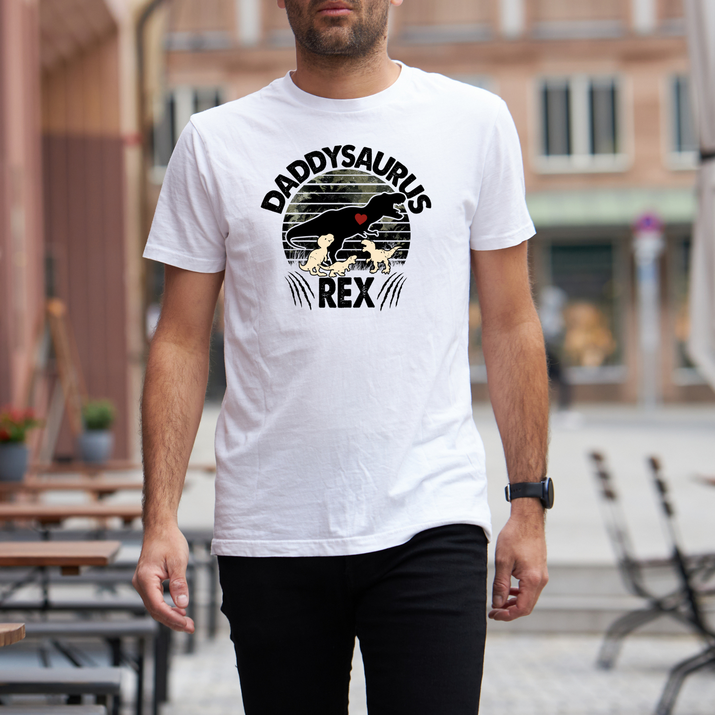 Daddysaurus Sublimation Print