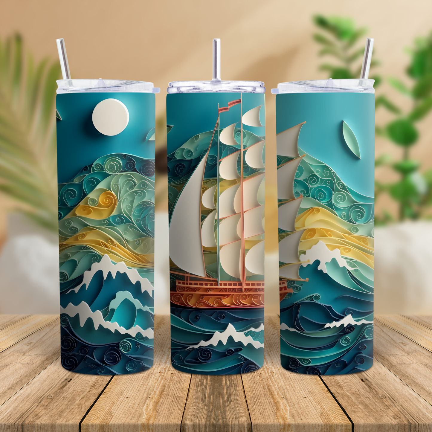 3D0052 Sublimation Tumbler Print