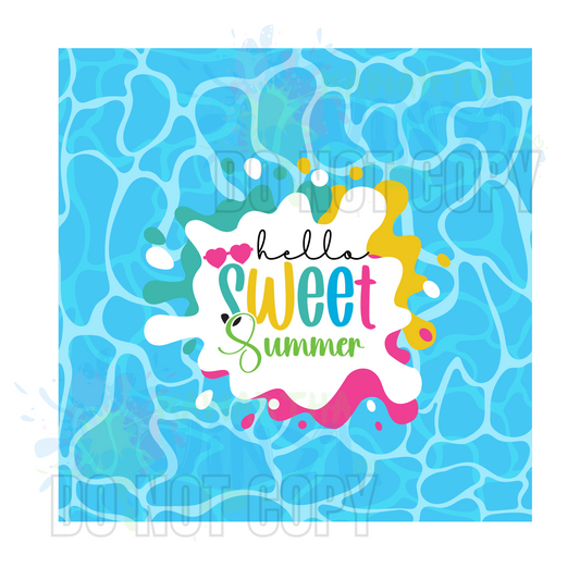 Hello Sweet Summer Wind Spinner Digital File