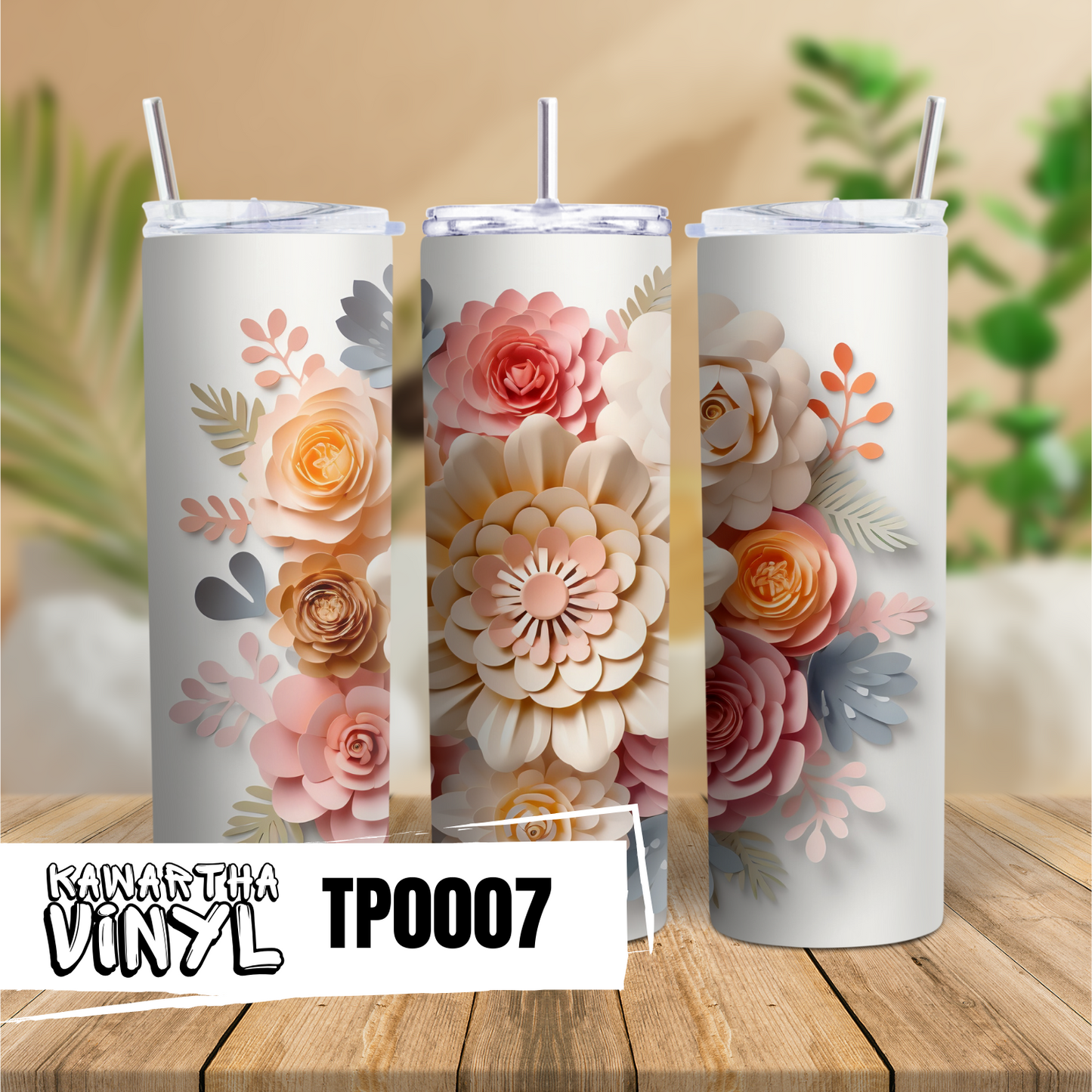 TP007 Tumbler Wraps & Transfers