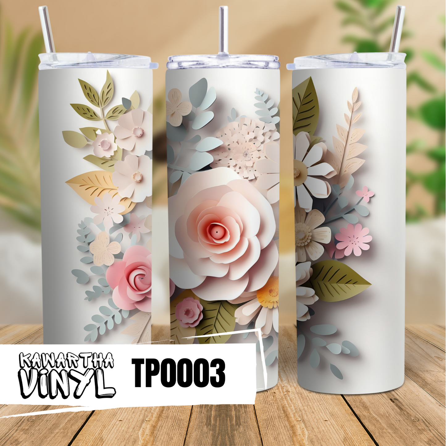 TP003 Tumbler Wraps & Transfers