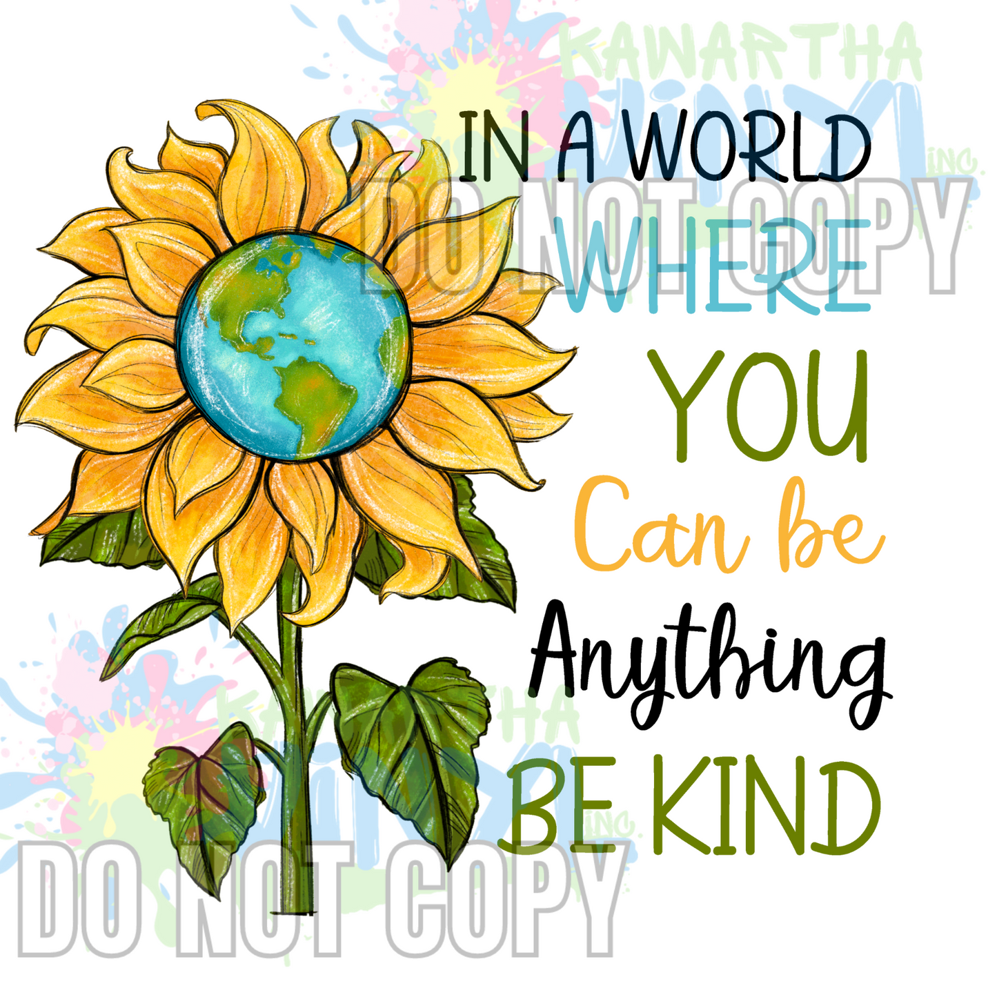 World Kind Sublimation Print