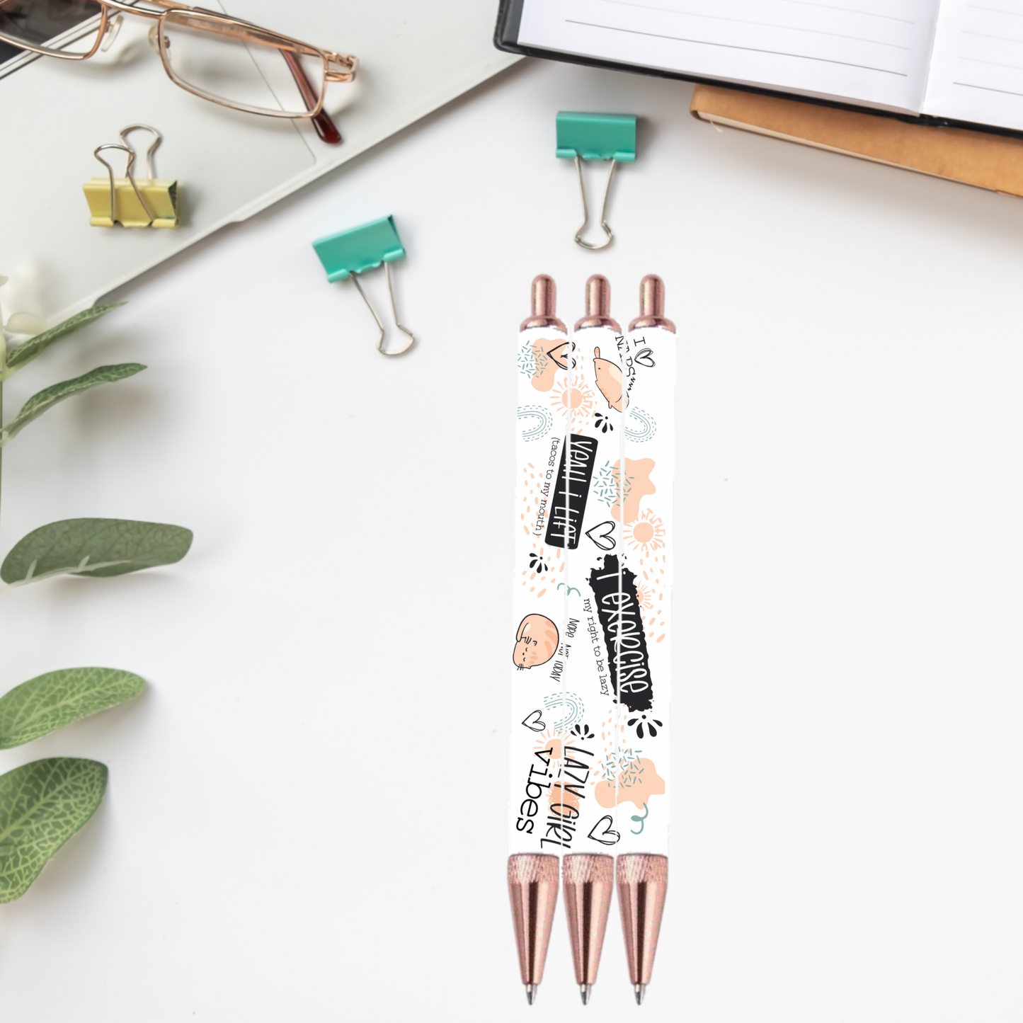 Lazy girl vibes PEN Wrap Sublimation Print