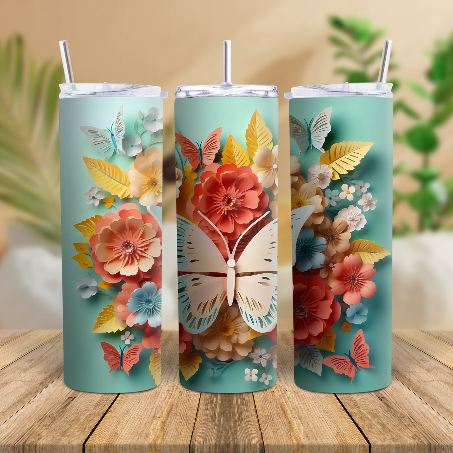 3D0043 Sublimation Tumbler Print