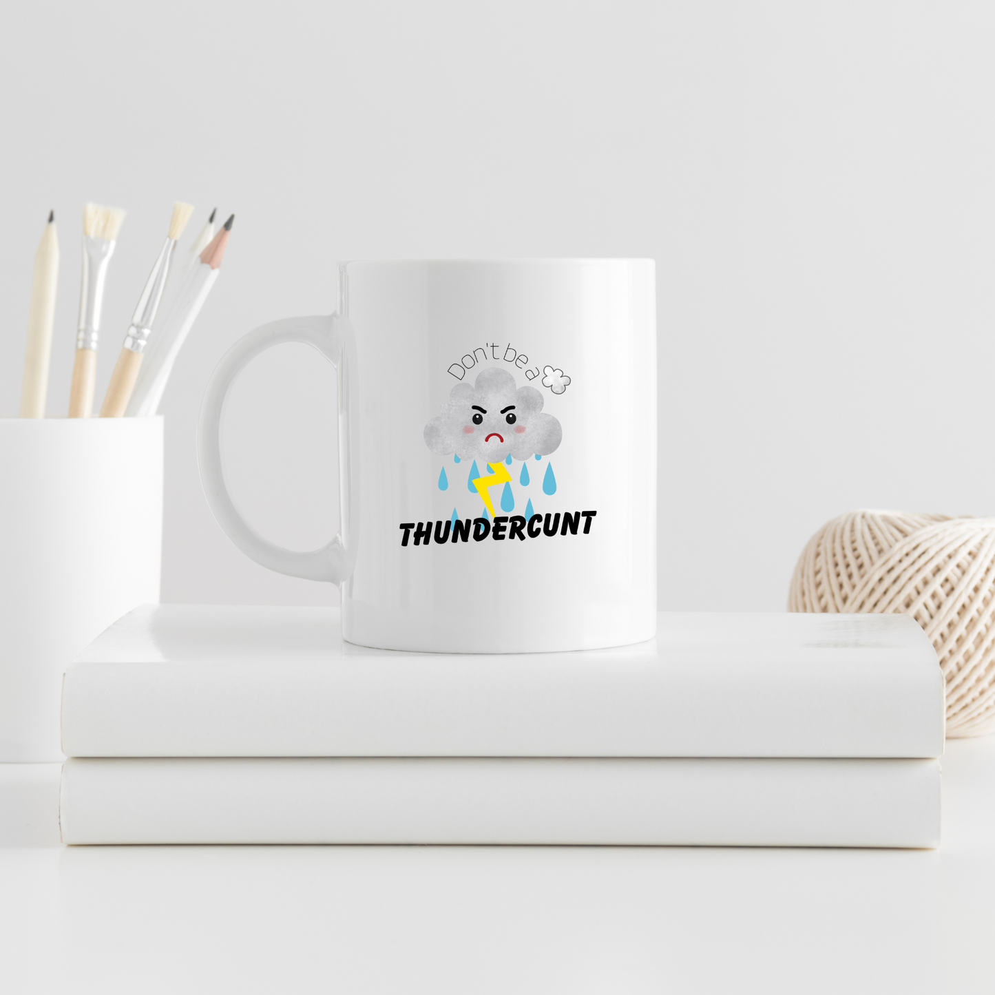 74. Thunderc*nt UV DTF Decal 3"