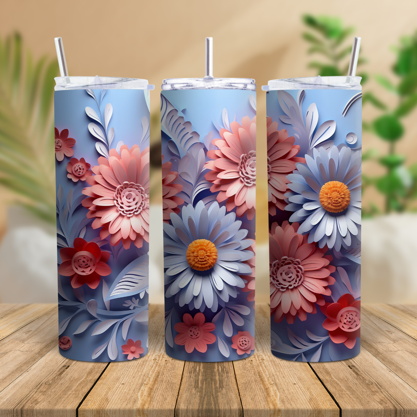 3D0019 Sublimation Tumbler Print