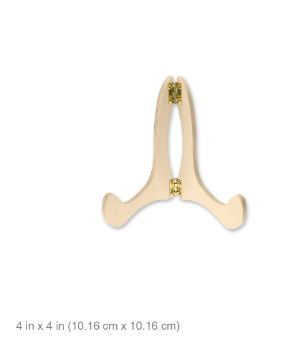 Wood Craft: DIY Easel Natural 4"x4"