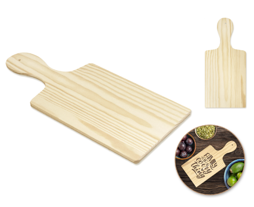 Wood Craft: 12.6"x5.8" DIY Cutting Board