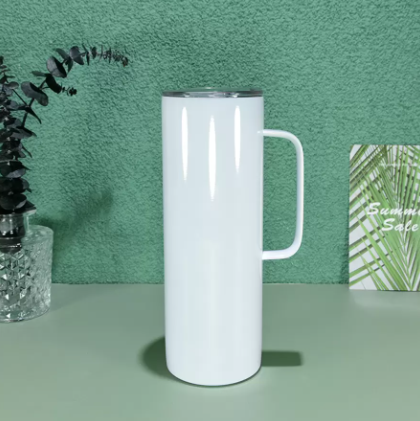Sublimation 20oz Straight Skinny Tumbler with handle
