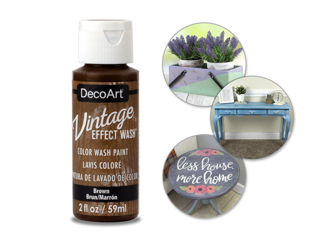 Decoart Paint: 2oz Vintage Effect Wash