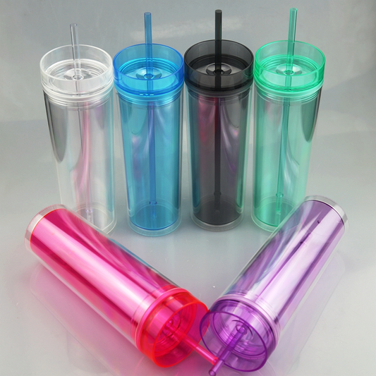 16oz Clear Acrylic Tumblers