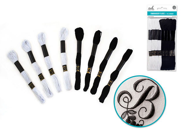 Needlecrafters: 8m Cotton Embroidery Floss 8 Hanks/pkg