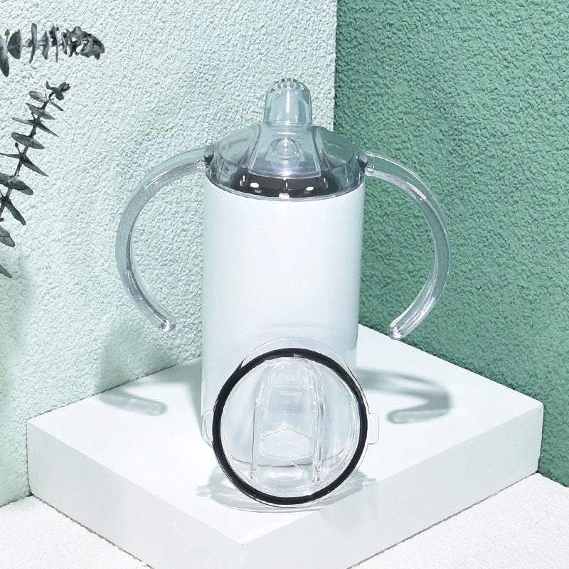 Dual Lid Sublimation Sippy Cup