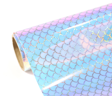 Semi Clear Opal Holographic Permanent Adhesive