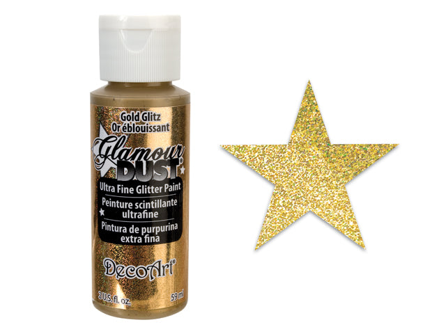 Glamour Dust Paint: 2oz Ultrafine Glitter Paint