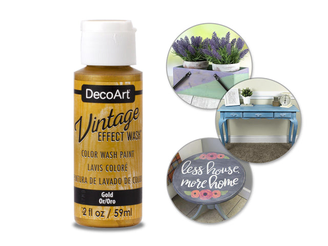 Decoart Paint: 2oz Vintage Effect Wash