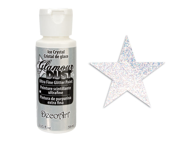 Glamour Dust Paint: 2oz Ultrafine Glitter Paint