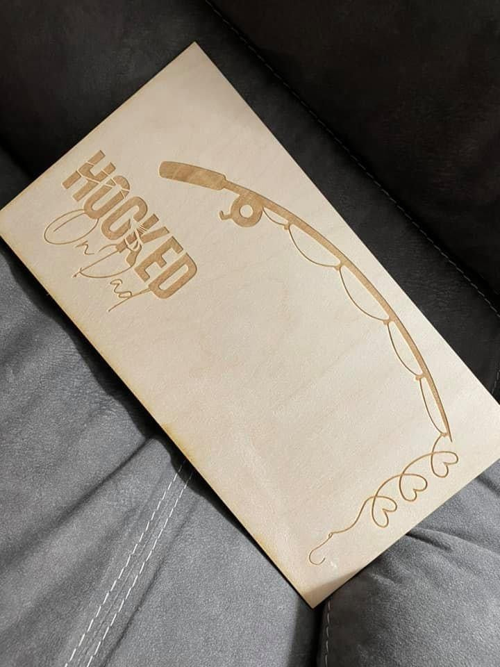 Laser engraved DAD signs