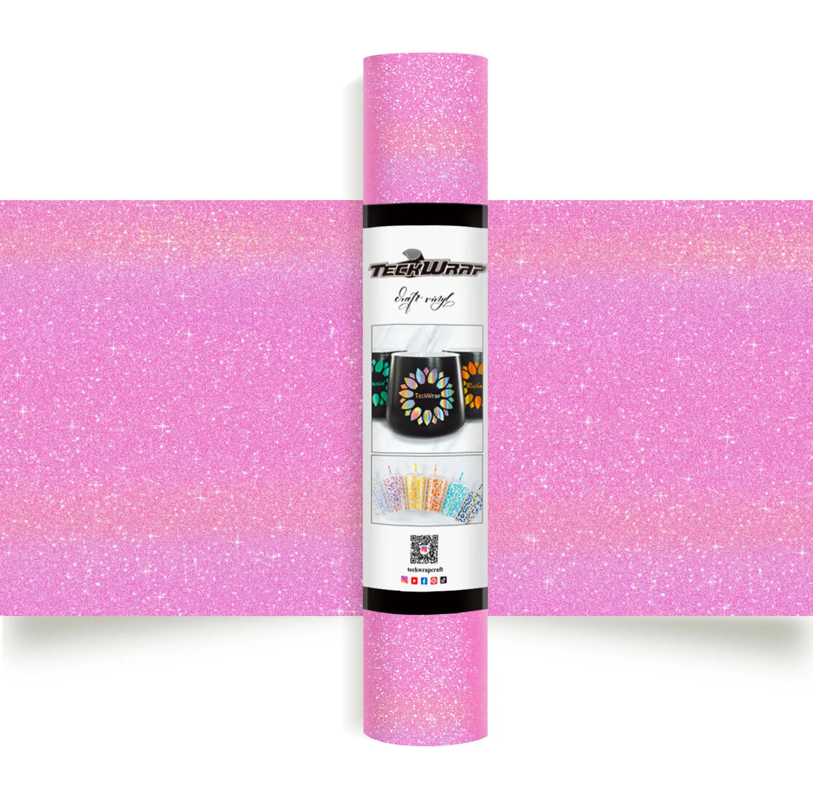 TeckWrap Colourful Glitter Adhesive Vinyl