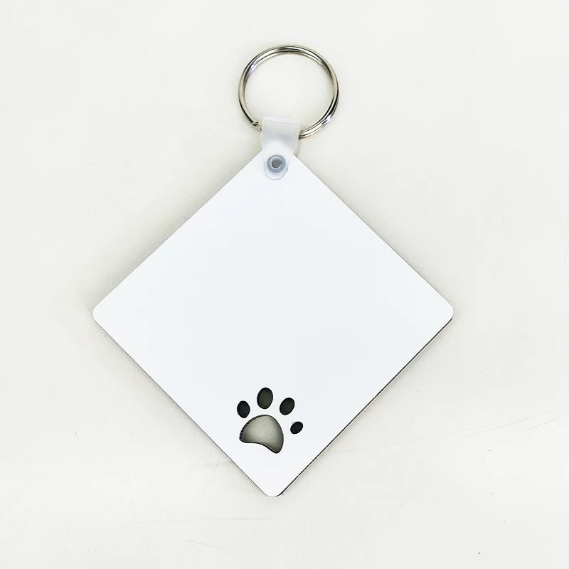 Mdf Pet Keychain