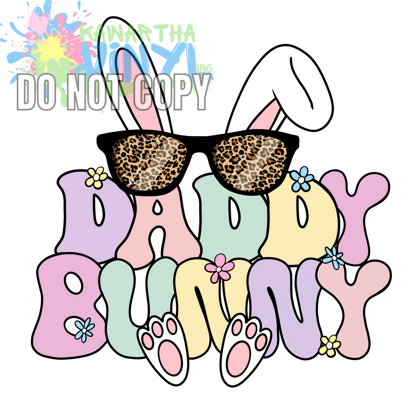 Bunny Family 2 MULTIPLE FILES Sublimation Print