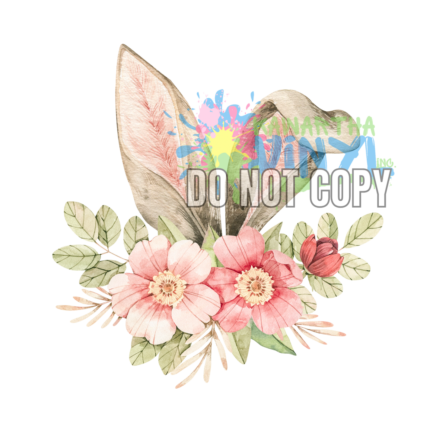 Bunny Ears Sublimation Print