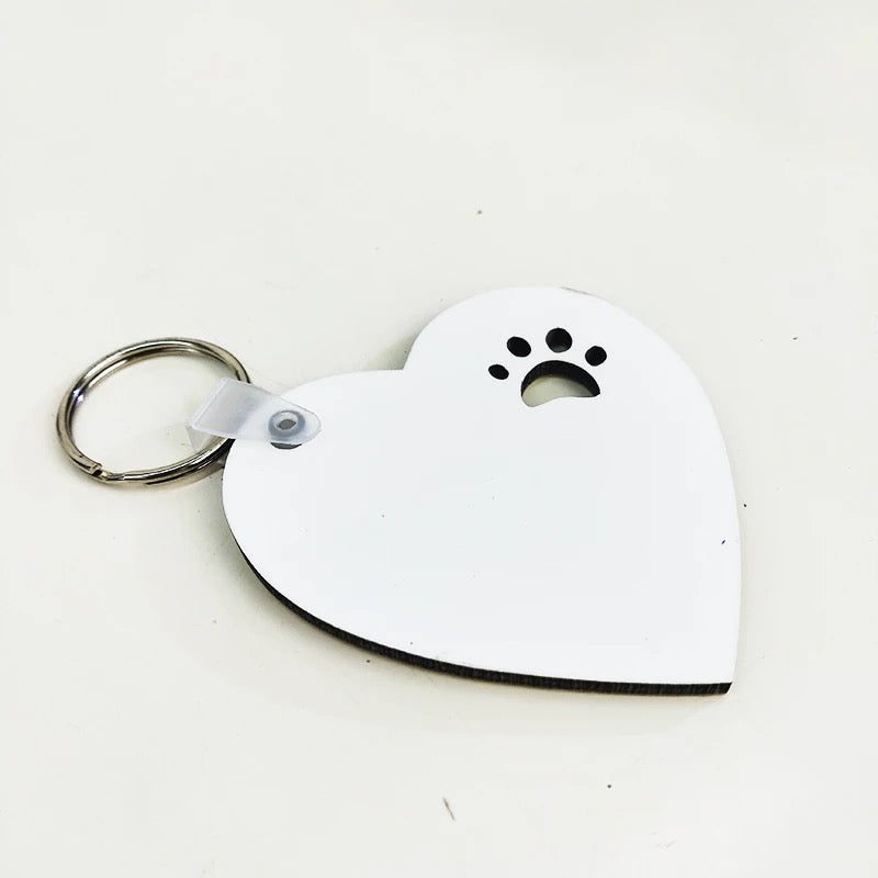 Mdf Pet Keychain