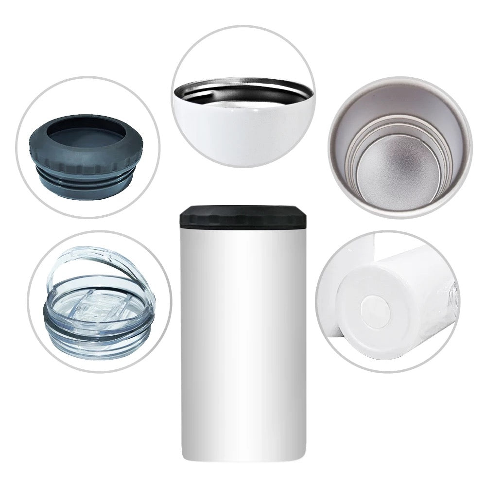 PREORDER Sublimation 16oz 4 in 1 can cooler