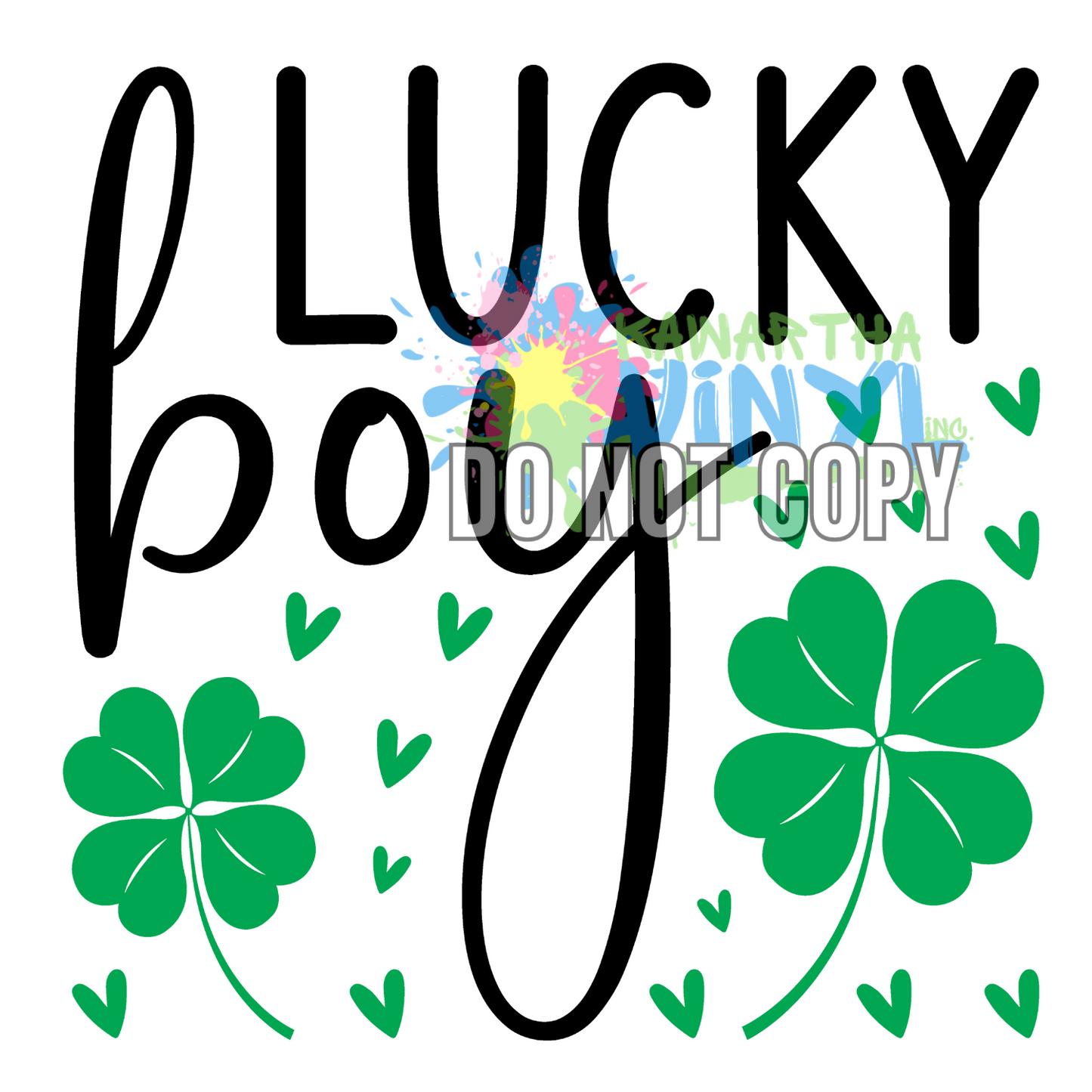 Lucky Boy Sublimation Print