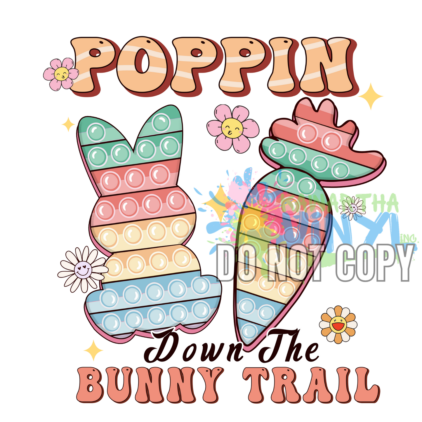 Popping Easter Sublimation Print