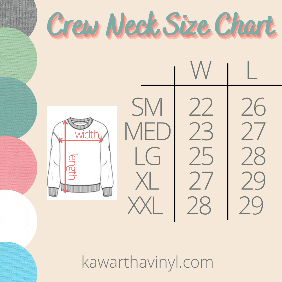 Adult 100% Polyester Crew Neck