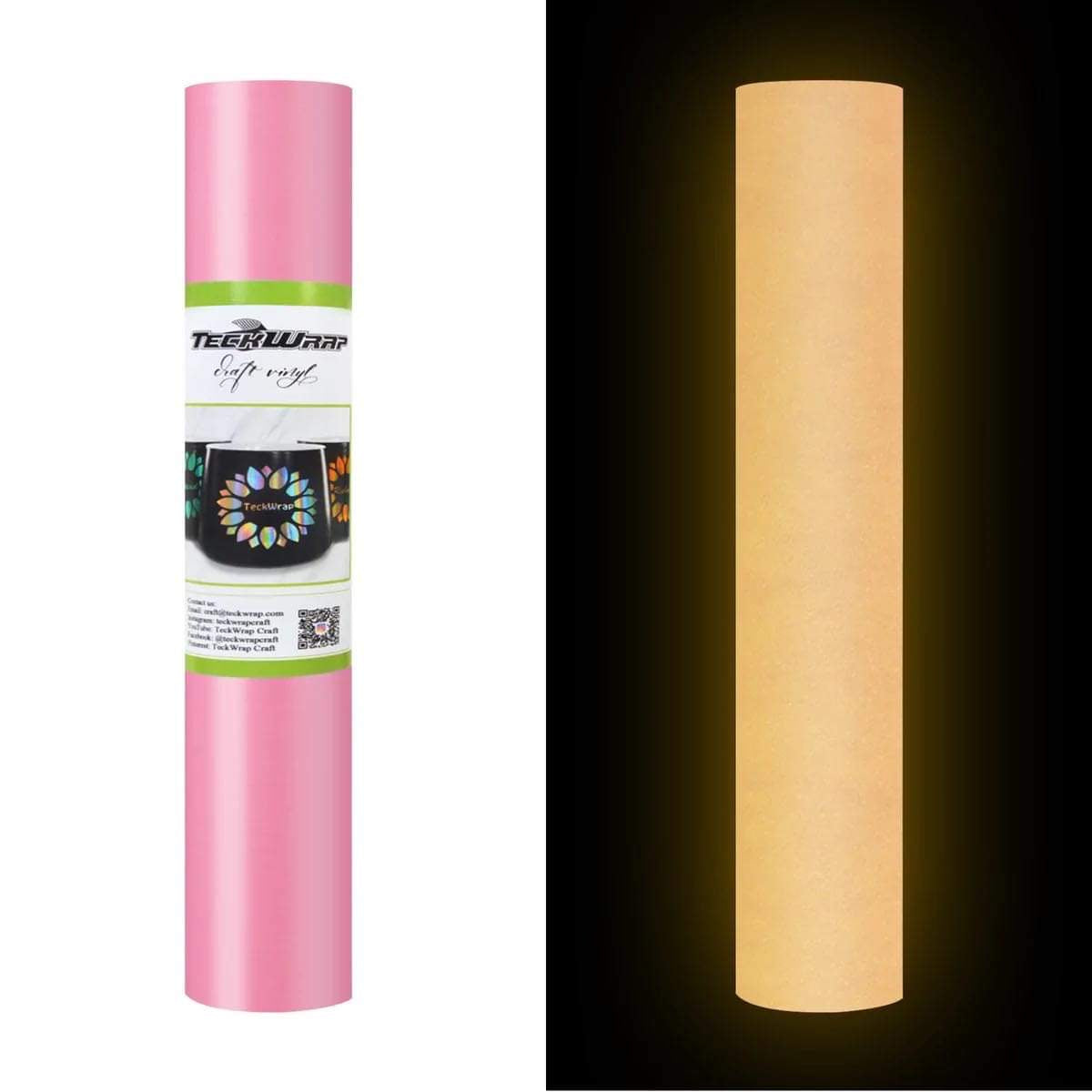 TeckWrap Glow In The Dark Adhesive Vinyl